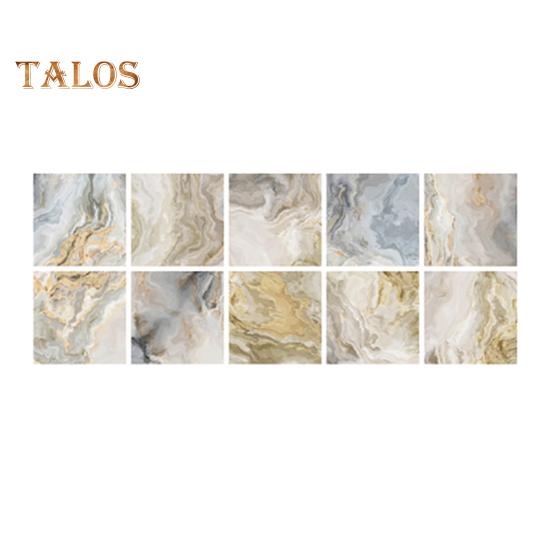 TDStore 10Pcs DIY Decro Self Adhesive Waterproof Marble Crystal Film Tile Wall Stickers