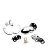 Adjustable Men's Chastity Lock Similar to Handcuffs Chastity Device