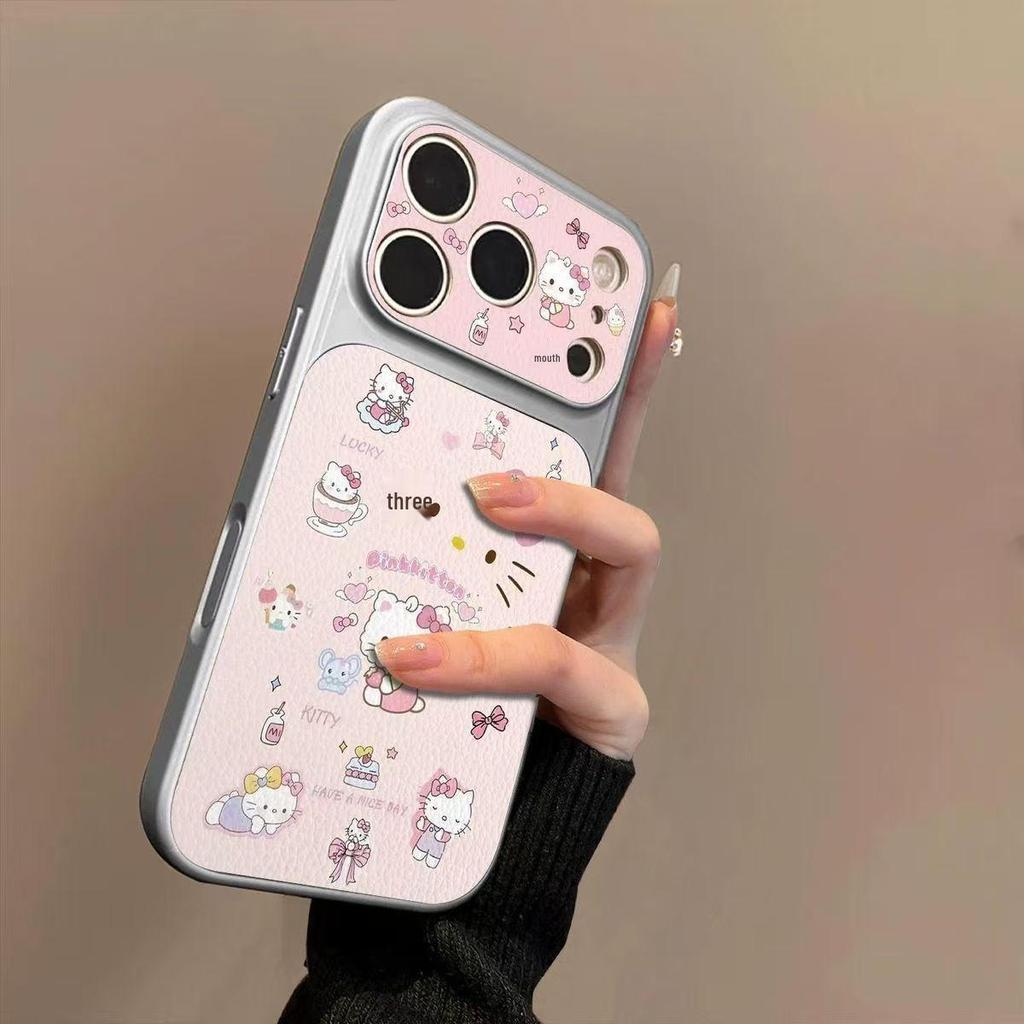 Cute Pink KT Cat iPhone 17/16/15/14 Pro Max Case