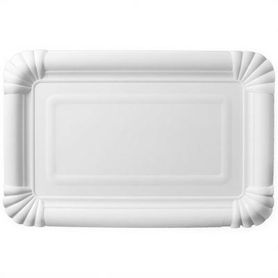White Paper Tray 13 X 20 Cm 250 Pcs.