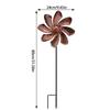 Garden Yard Wheel Stake, Iron Piece for Home Yard Use, Flower Bed Rows, Lawn Line, and Turning Detail Display Use