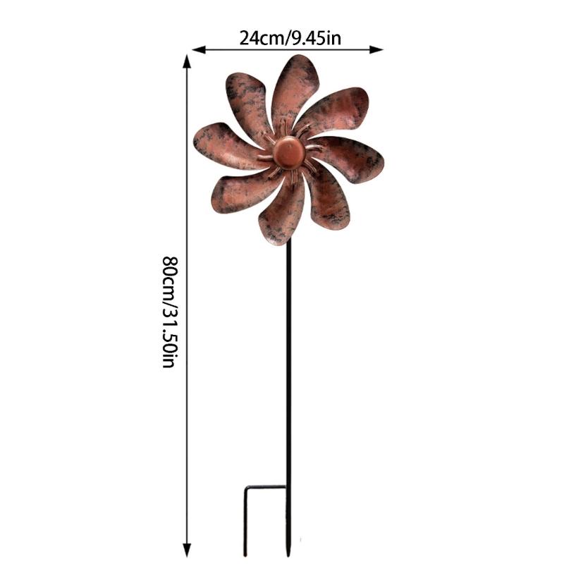 Garden Yard Wheel Stake, Iron Piece for Home Yard Use, Flower Bed Rows, Lawn Line, and Turning Detail Display Use