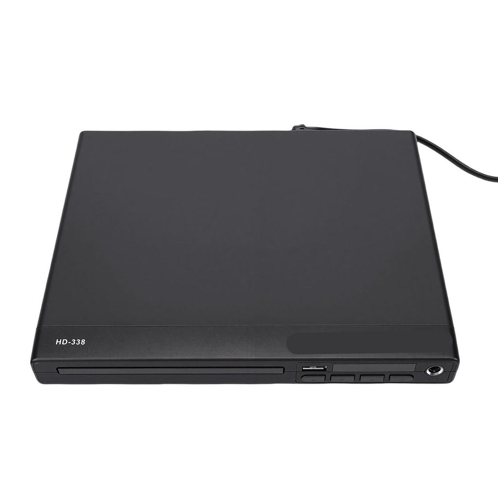 DVD Player HD Multimedia Interface 1080P Small Home Stereo CD Player for TV with USB 6.5mm MP3 Playback Remote Control