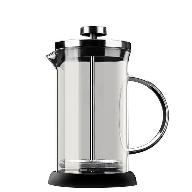 French Press Konvička Vysoce Borosilikátové Sklo Žáruvzdorná Konvička pro Ruční Přípravu Filtrační Tlaková Konvice Domácí Kávové Příslušenství