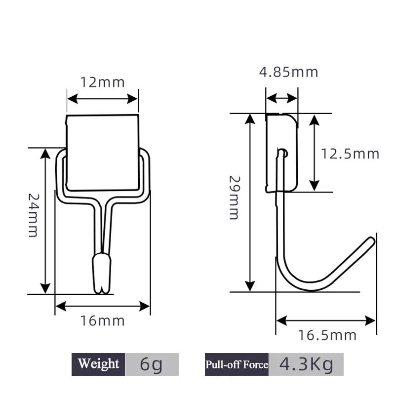 1-50PCS Strong Magnetic Hooks Multi-Purpose Storage Hooks Home Kitchen Bar Storage Hooks Key Storage Hooks Bathroom Hangers