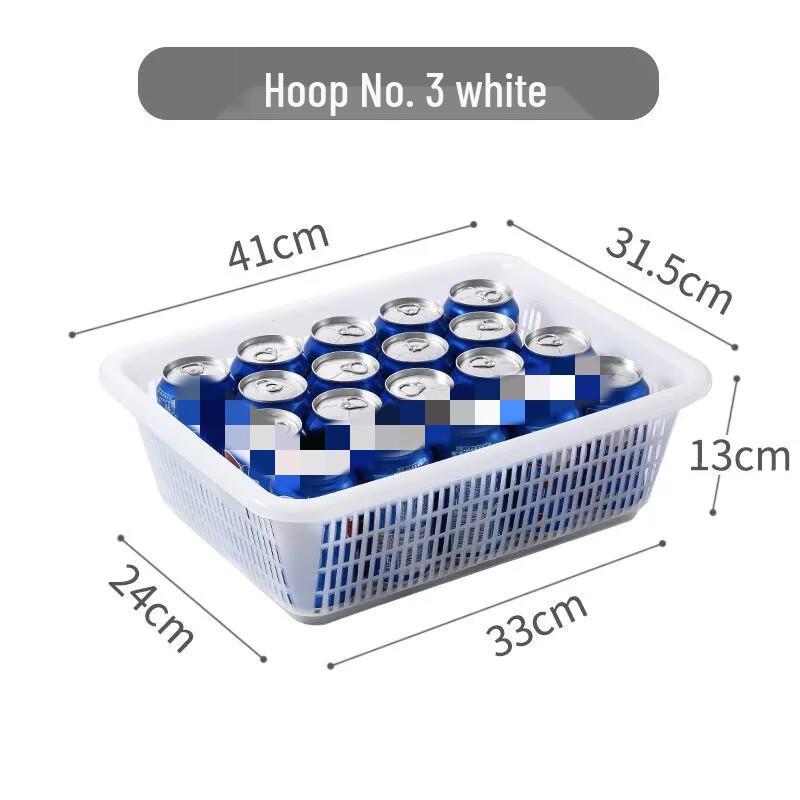 Rectangular Plastic Storage Baskets (5-Pack)