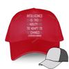 Funny Design brand sport bonnet for men cotton Baseball Caps 1N73LL1G3NC3  summer fashion Cap female Adjustable leisure golf hat