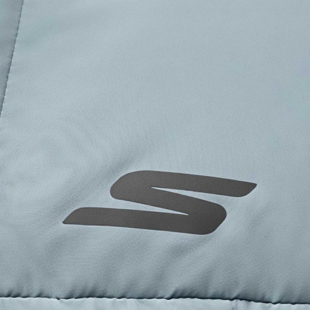 Skechers Skin-Friendly Zipper Sleeveless Down Vest Men Vest P425M013-02N6