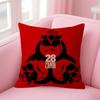 Movie Trror 28 Days Later Double-sided Printed pillow cover Short plush Suitable living rooms bedrooms sofas throw cushion cover