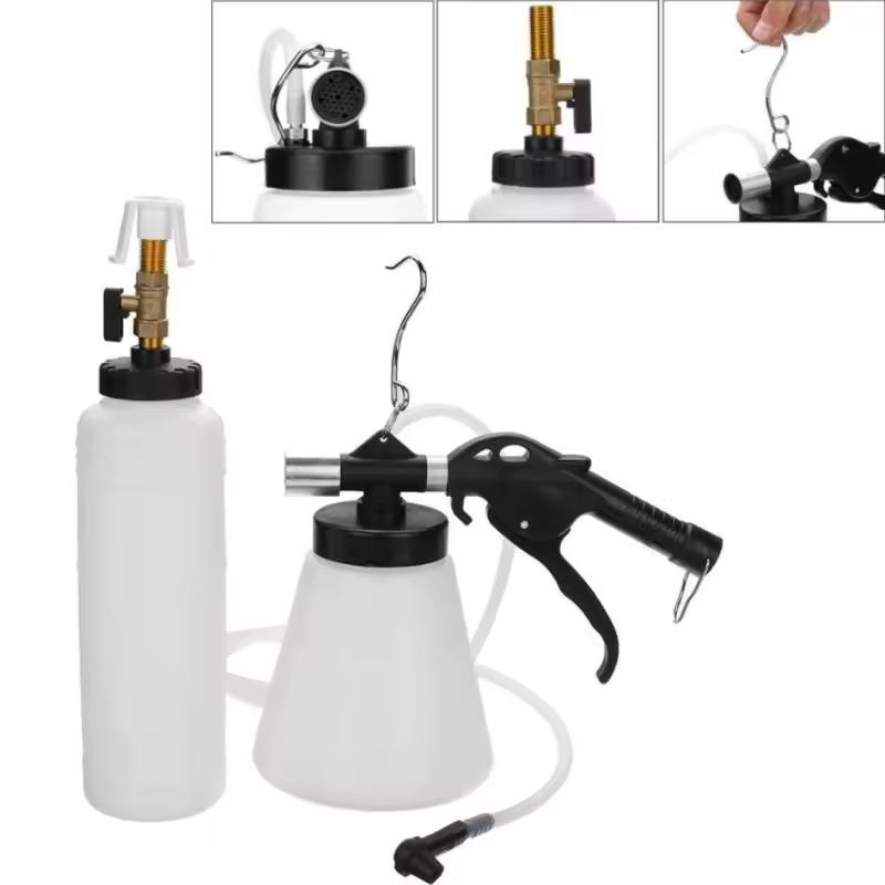 Car Pneumatic Brake Fluid Changer Car Brake Fluid Brake Pump Outlet Car Truck Motorcycle Brake Oil Replacement Kit