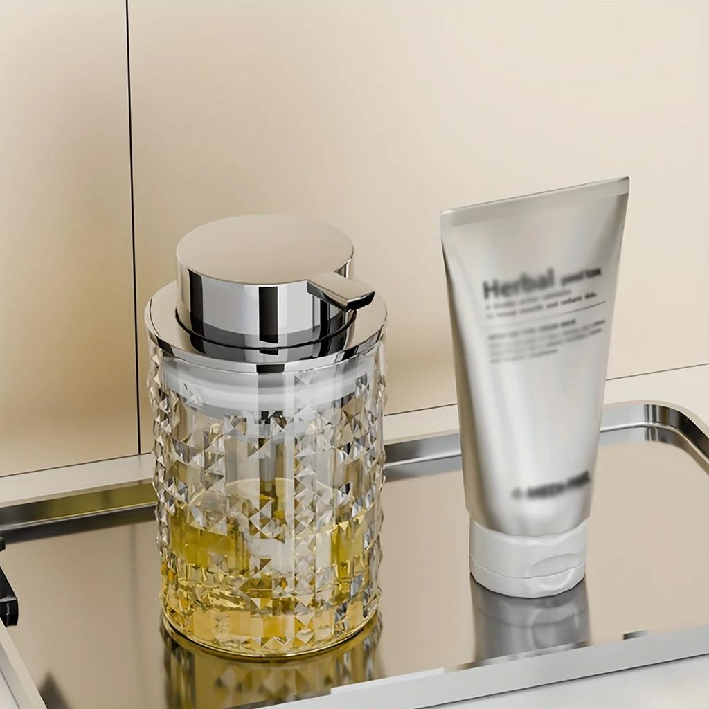 1pc Premium Foaming Soap Dispenser - Effortless Foaming Action, Durable Press-Style, Refillable & Versatile for Shampoo, Shower