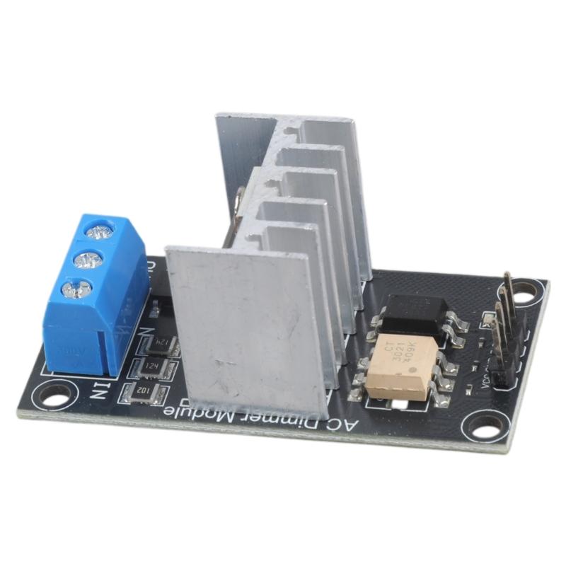Professionelles AC-Dimmermodul unterstützt 8A Strom 1 Kanal 3,3V/5V Logik 50/60Hz für Heim- und Gewerbebeleuchtung