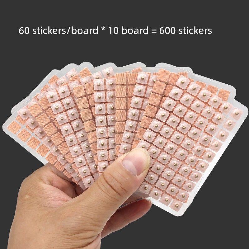 Bean Stickers Magnetic Suction Bean Acupunture Sticker Bead Auricular Needle Stickers Wrist Magnetic Therapy Acupunture Sticker Stimulation Stickers