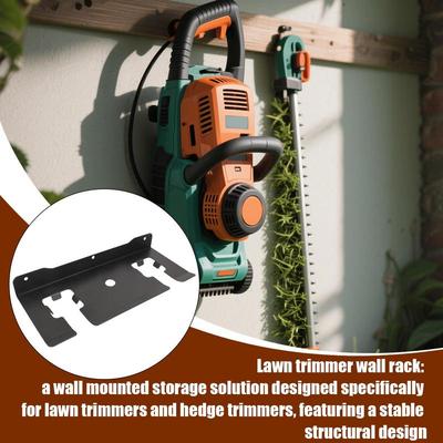Gartenwerkzeug-Organizer Wandmontiertes Elektrowerkzeugregal Schwerlast Rostfrei Platzsparendes Lagerregal für Gartenscheren Astscheren