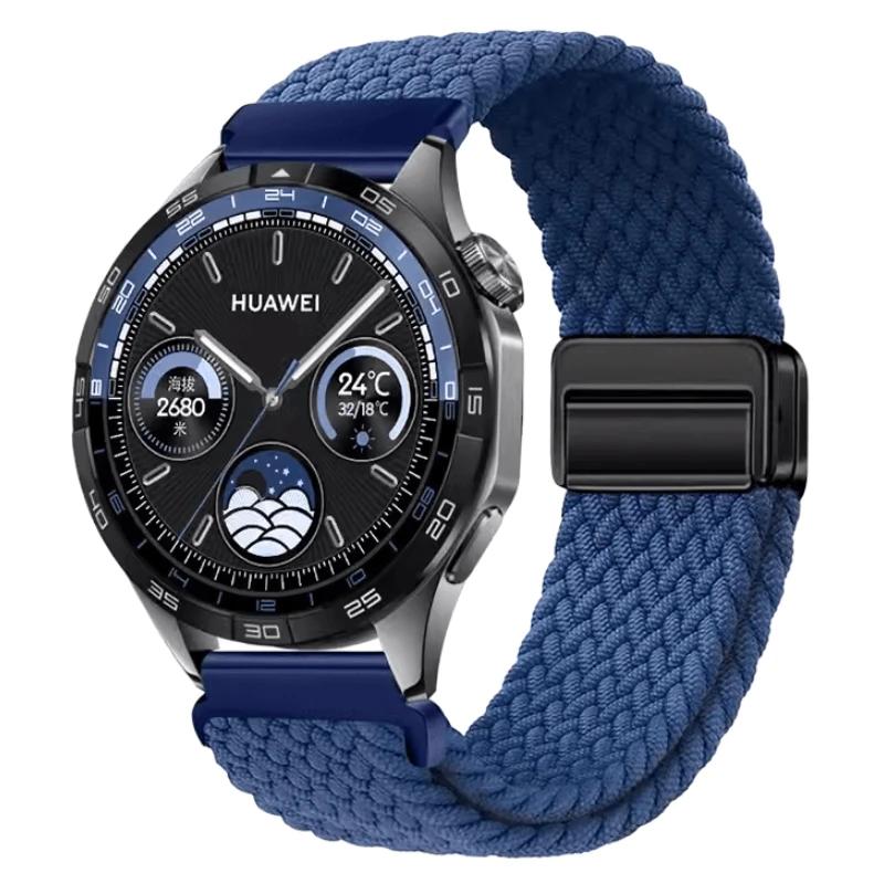 Nylon Band for Huawei Watch 5/GT5 Pro/GT5/4/3 46mm Sport Wristband for Amazfit Balance 2 1/Bip 6 5/GTR 47mm/GTS 4/Active 2 Strap