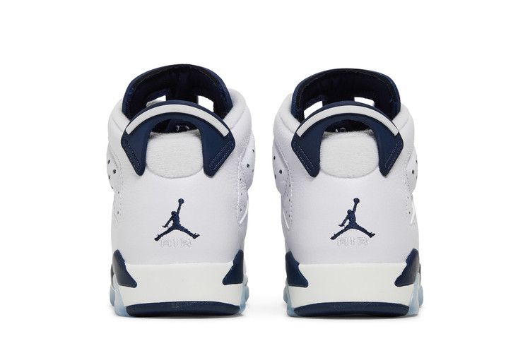 Kids' Sneakers Jordan 6 Retro Midnight Navy (2022) (GS) White/Midnight Navy