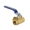 G1/2" 3 Way Ball Valve Three T Port Brass Female Type For Water Oil And Gas