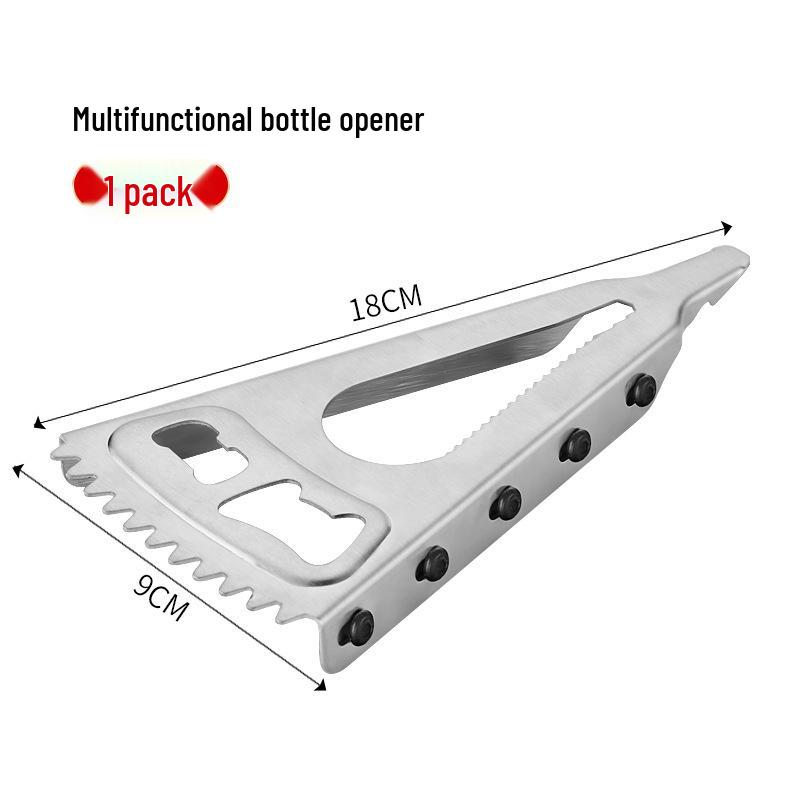 Stainless Steel Manual Can and Bottle Opener