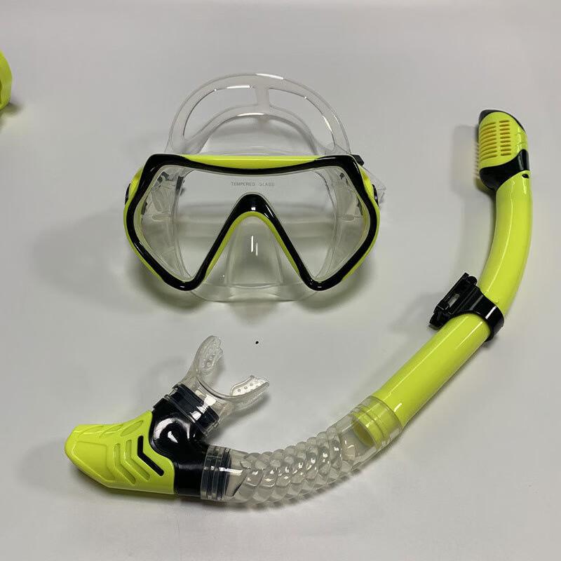 YBLKJ Large Frame Snorkeling Set with HD Mask & Snorkel