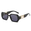New Polygonal Sunglasses, European and American Personalized Square Diamond Cool Street Sunglasses Female UV