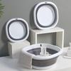 Collapsible Silicone Washbasin: Portable Multi-purpose Basin for Vegetables, Dorms, or Foot Soaking