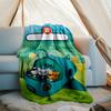 The Octonauts Theme Printed Blanket - Perfect for Couch, Bed, Travel & Outdoor Use | Machine Washable, Cozy & Durable.