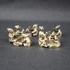 Pure Brass Playing the Piano and Talking About Tao, Pure Brass Desktop Small Ornaments, Cultural Play Handles, Handicrafts, Forbidden City Cultural an