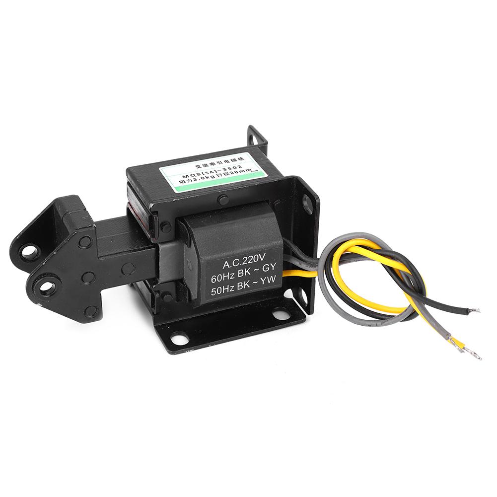 MQ8(SA)3502 AC Tractive Electromagnet Solenoid 220VAC 29.4N Stroke 20mm