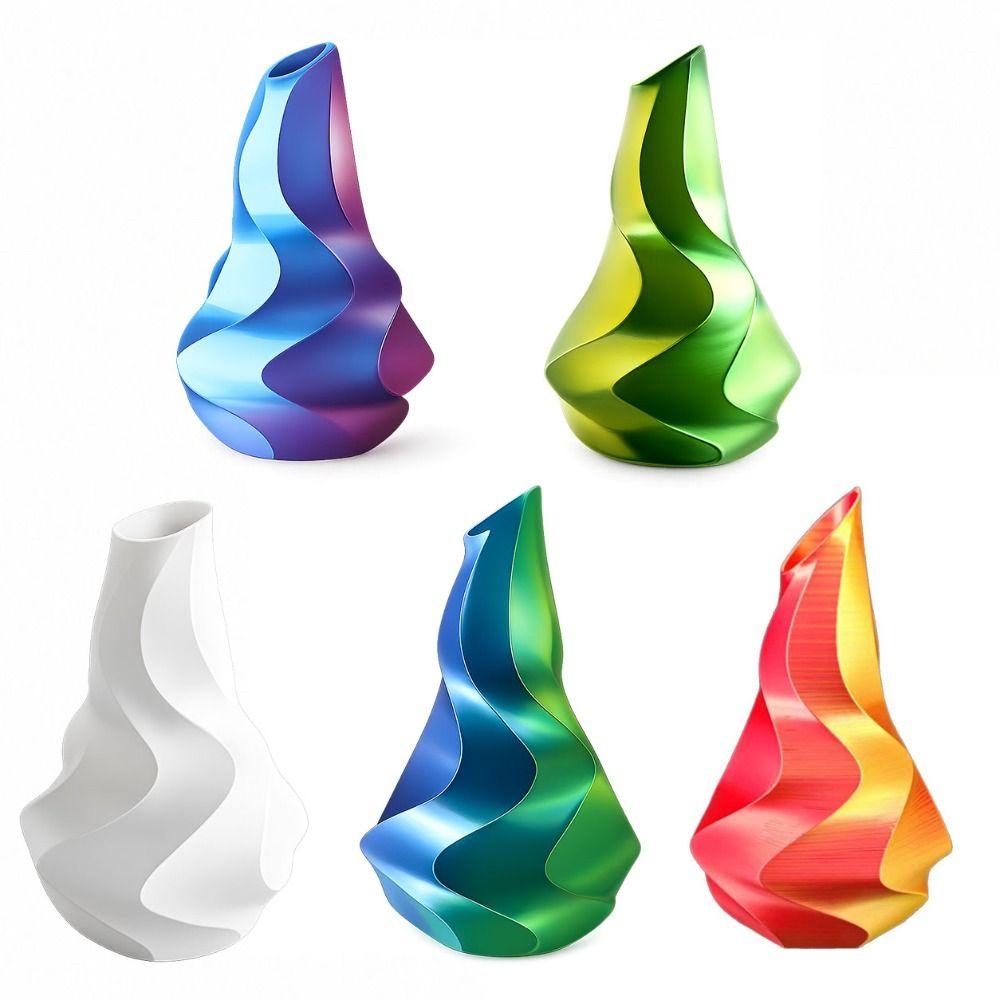 PLA 3D Printed Flower Vases Flower Arrangement Decorative Vase  Home Desktop Decorations