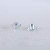 Four Jaw Threaded Inserts Corrosion Resistant T Nut Blind Pronged Tee 4 Jaw Tee Nuts for Wood Working Hardware