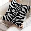 Bedruckter Zebra-Kunst-Kissenbezug Sofakissenbezug Heimzimmerdekoration Kindergeschenk