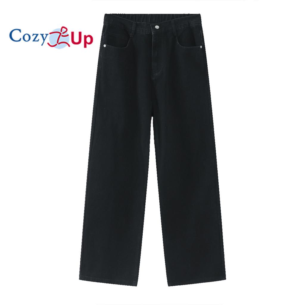 Kos deg Herre Baggy Jeans Løs Passform Vide Ben Denim Bukser Skateboard Hip Hop Streetwear Bukser