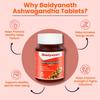Baidyanath Ashwagandha Tablets 60 Tabs X  Pack of 2 | Boost Vitality, Energy, Stress Relief & General Wellness Support
