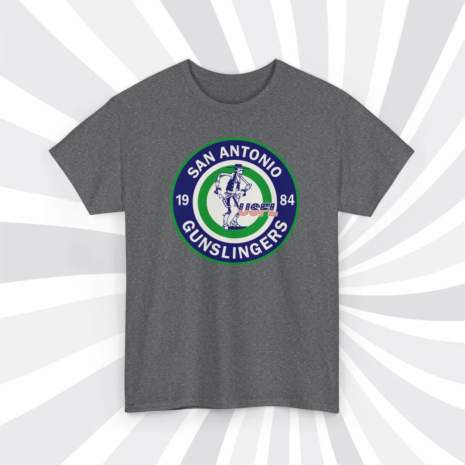 

San Antonio Gunslingers 1983 USFL Vintage Football Logo T shirt M