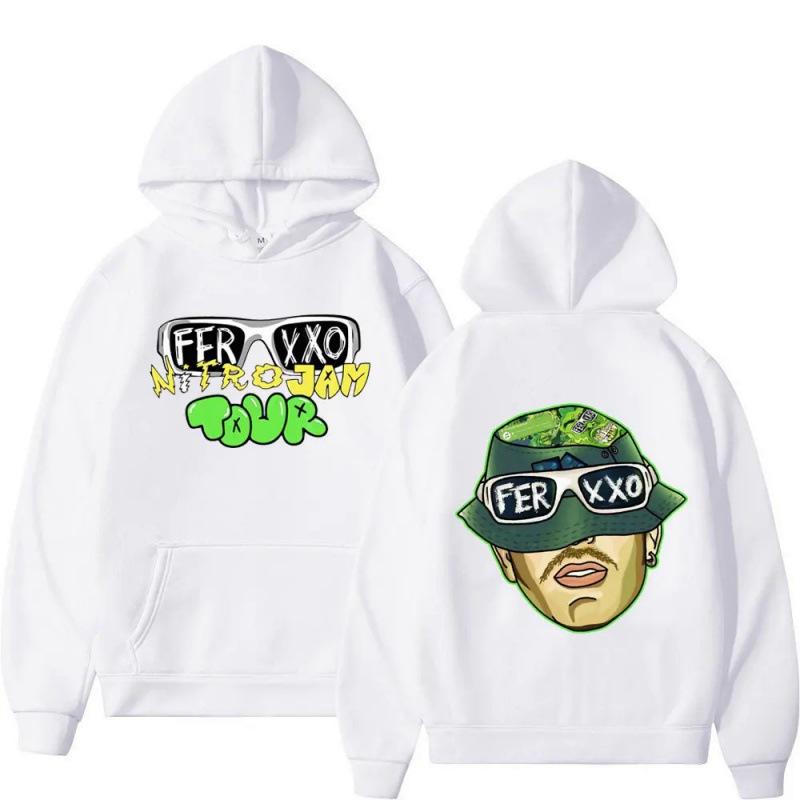 Feid Ferxxo Tour Bluza z kapturem Męska Damska Bluza z kapturem