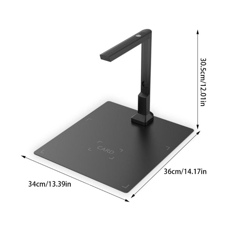 Fast Speed 1600W Pixels USB Document Scanner For Office Home With OCR Text Recognition And Small Size