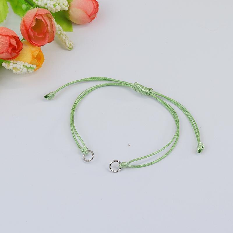 Wax rope woven bracelet DIY accessories Male and female couples adjustable work in progress Weaving bracelet accessories