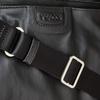 Isaac Tote Bag, Polyurethane and Cow Leather, Simple 2-Way Mini Tote, Women's, Black