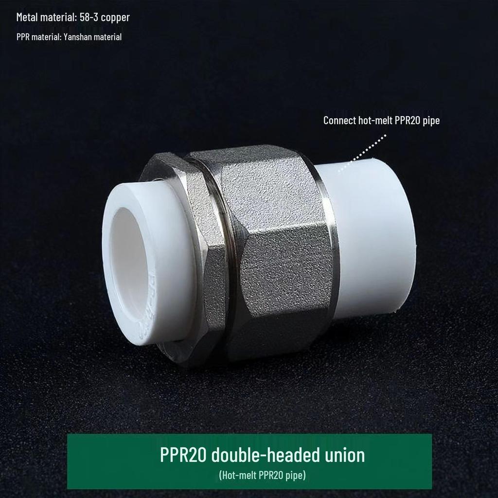 PPR Měď Železo Šroubení, Vnitřní & Vnější Závit, 20-110mm, Oboustranný PPR Železný Konektor