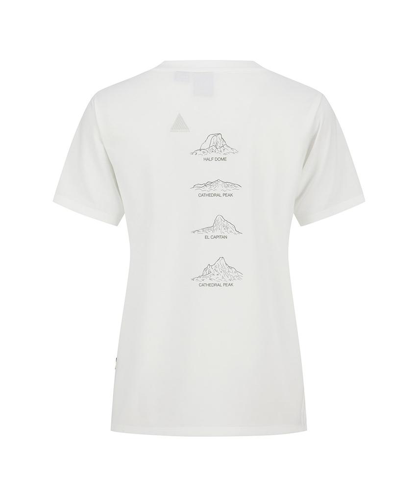 SIERRA DESIGNS W) Mountains Weeklight Short Sleeve White