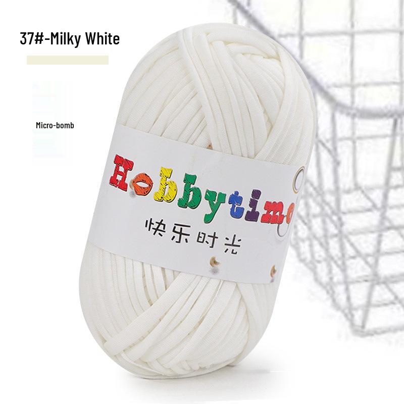Cloth Strip Yarn DIY Crochet Kit: Handmade Bag, Knitting Material for Cushions, Carpets, and Dolls