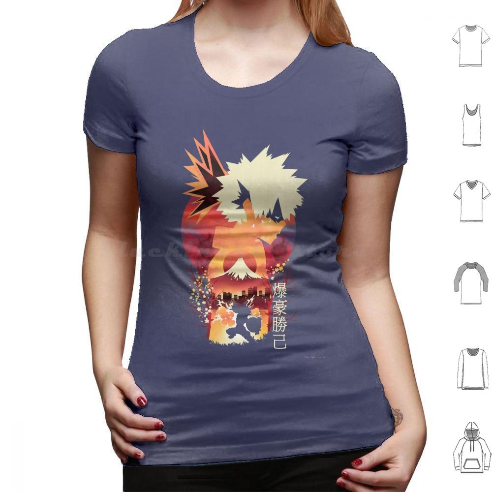 Bakugou Sunset T Shirt Big Size 100 Cotton Anime Manga Artistic Sunset Kawaii Japan Japanese Inspiration Home Hero Titan Tv