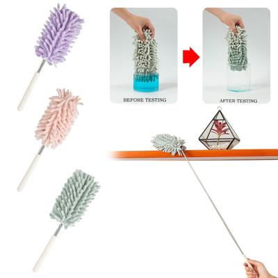 Microfiber Dusters For Cleaning, Mini Feather Dusters With Extension Pole Detachable Cleaning Supplies For Office, Car, Window, Furniture