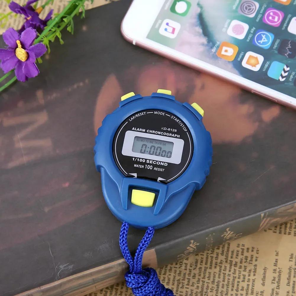 LCD Digitaler Timer Tragbare Handheld Sport Stoppuhr Digitales Display Fitness Timer Zähler Für Sport Stoppuhr Chronograph