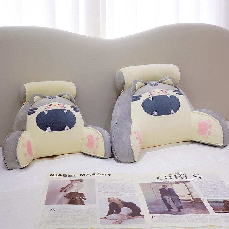 Pillow Bedhead Cartoon Cat Waist Chair Sofa Tatami Lazy Pillow Plush Home Toy