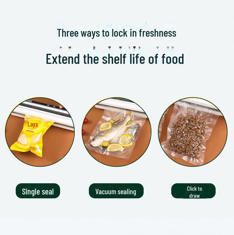 Kompaktní automatická vakuová balička pro konzervaci potravin