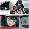 Anime Autoaufkleber Reflektierendes Vinyl-Aufkleber für Tankdeckel Rückspiegel Wasserdichte Automobil-Außen Dekoration Stil