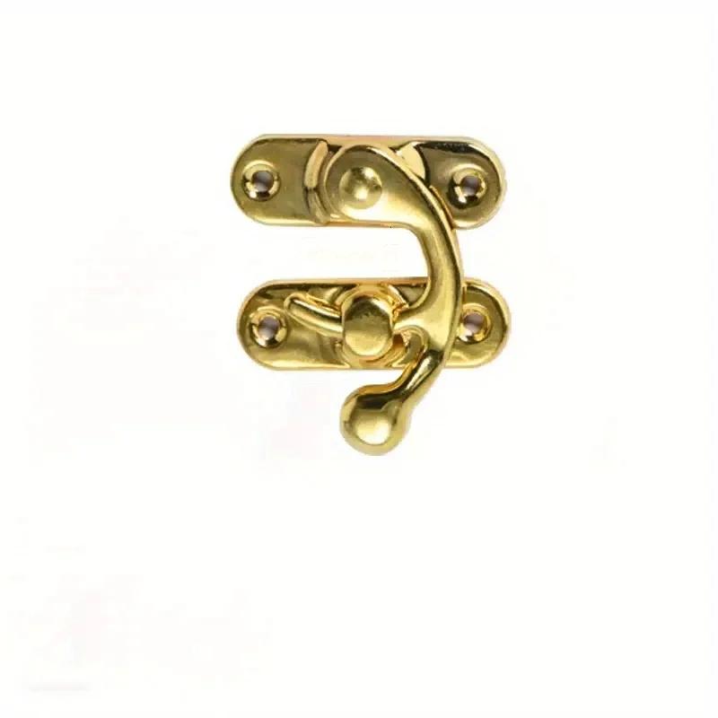 12pcs Wooden Box Toggle Latch Hasp Hook Lock Closure for Jewelry Chest Gift Wine Case Leather Bag Handbag Suitcase with Screw