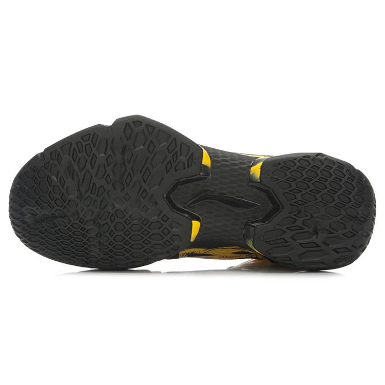 Li Ning Power 2 Basketball Shoes Men's High Top Yellow/Black ABAK035-6