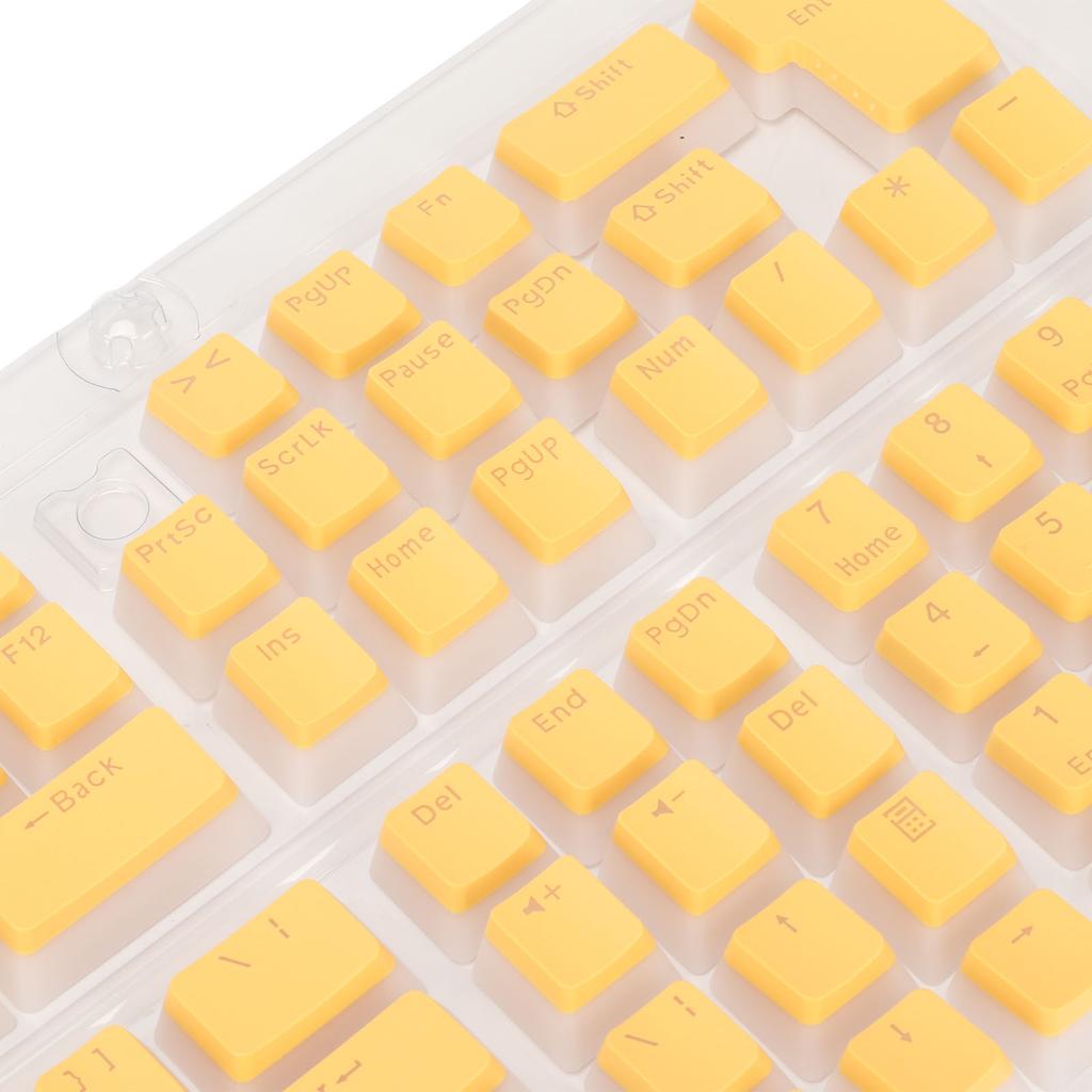Keycaps PBT Pudding 129 Tasti Traslucidi Altezza OEM Iniezione Doubleshot Keycaps Per Tastiere Meccaniche